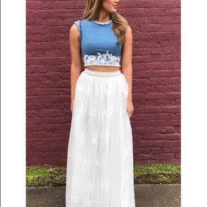 Sherri Hill Two Piece Prom Dress
